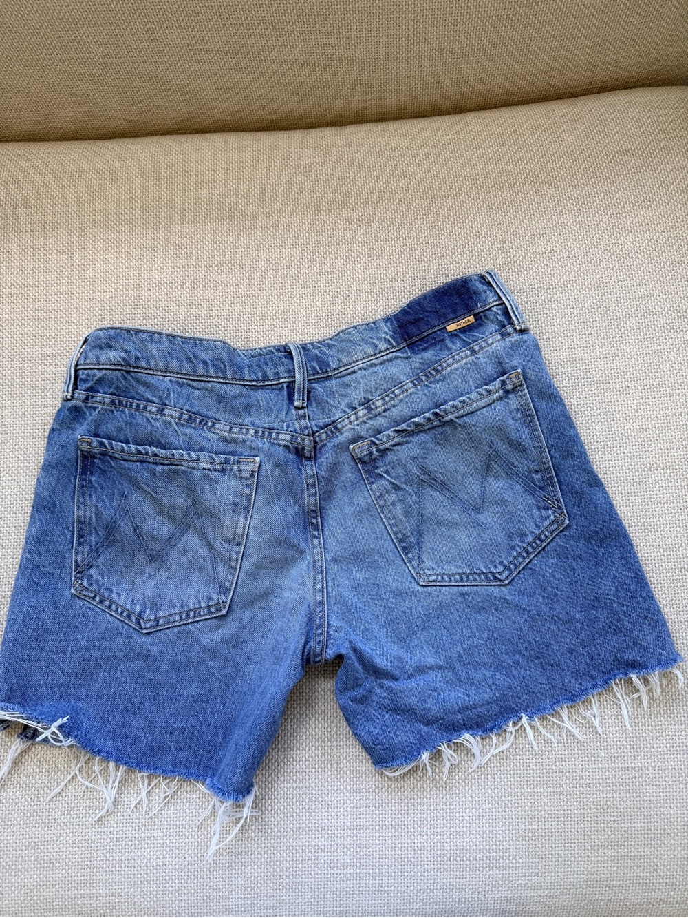 MOTHER The Down Low Undercover Short Fray MATERIAL GIRL made in USA - Picture 2 of 4